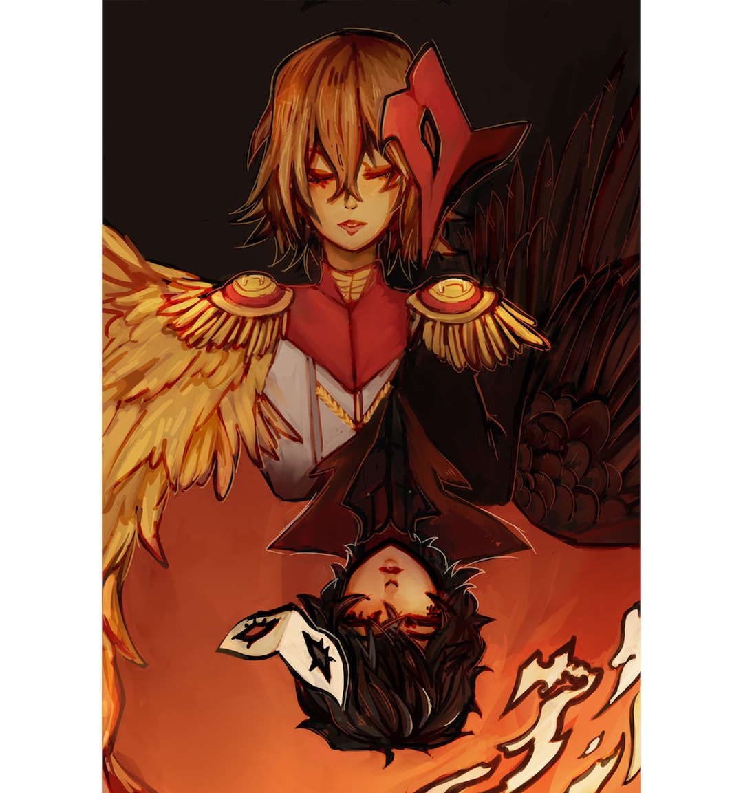 Akeshu Shuake Goro Akechi Akira Kurusu Ren Amamiya Persona 5 11x17