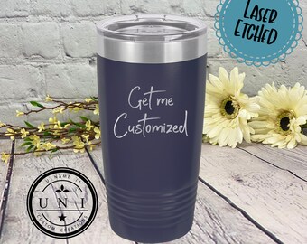 Laser Engraved Custom Polar Camel Tumbler: Personalized Travel Cup