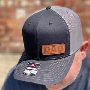 Dad Leather Patch 112 Hat - Richardson Trucker Cap