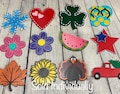 Interchangeable Door Hanger Pieces: All Seasons Home Decor,