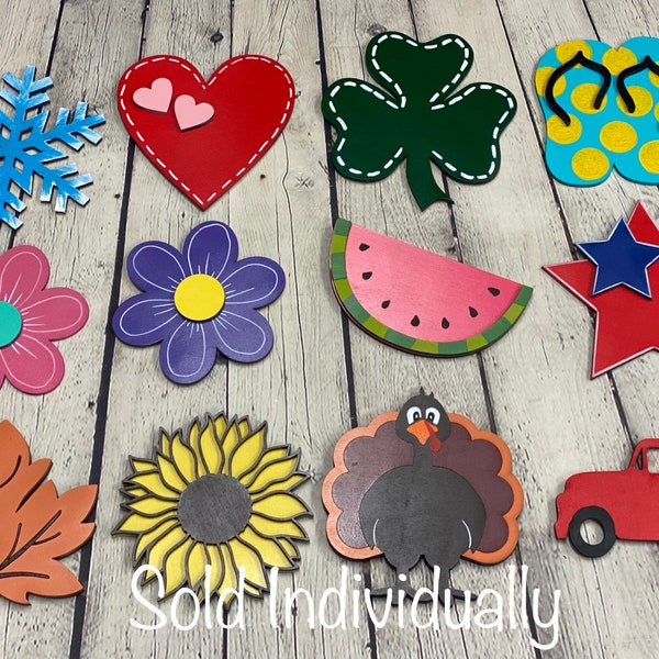 Interchangeable Door Hanger Pieces: All Seasons Home Decor,