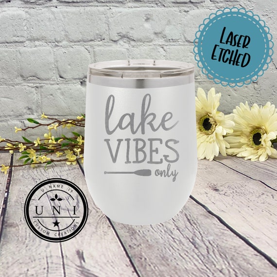 Lake Life Tumbler 40 Oz With Straw and Lid Lake Tumbler Gift 