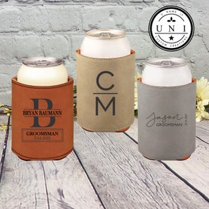 Engraved Can Coolers, Bachelor Party Gifts, Groomsmen Gifts, Groomsmen Proposals, Beer Cooler, Bottle Holder, Beer Can Holder, Birthday Gift