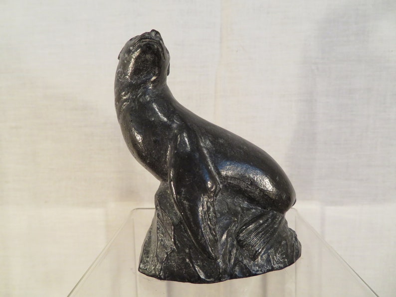 SEAL Figurine // Handmade Wolf Sculptures Canada // Resin // Etsy