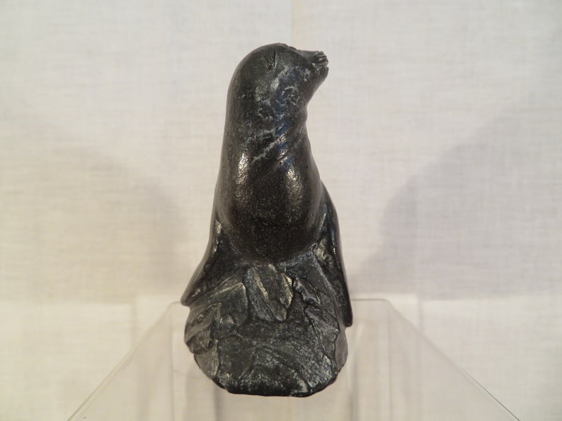 SEAL Figurine // Handmade Wolf Sculptures Canada // Resin // Etsy