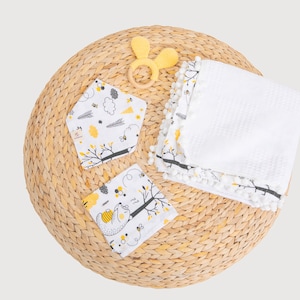 Muslin Baby Swaddle Set, Newborn Blanket Set, Muslin Blanket, Baby Blanket Set, Muslin Blanket Set, Baby Gift, Baby Muslin Blanket Set