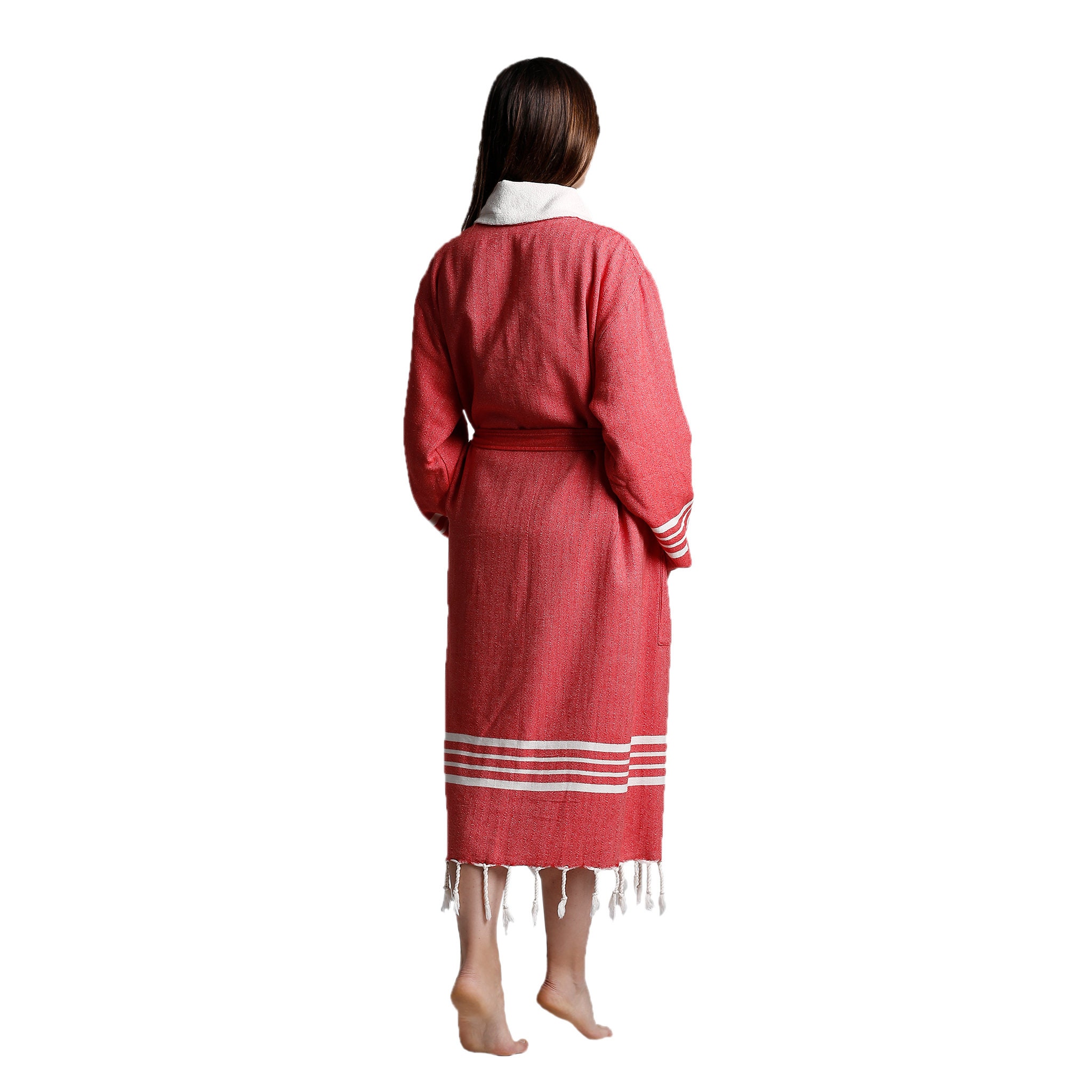 Turkish Bathrobe Peshtemal Bathrobe Bathrobe Cotton Etsy
