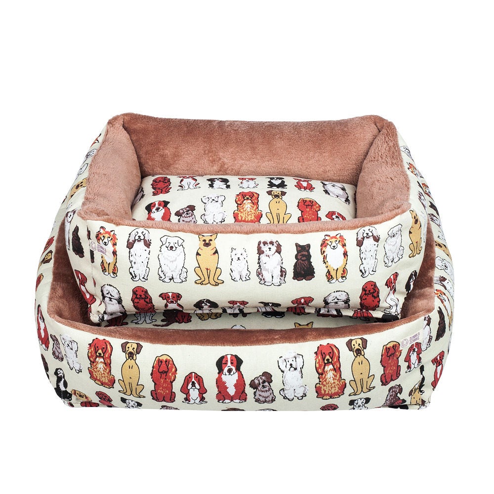 Dog Bed Forever Dogs with removable twosided pillow Dog Etsy