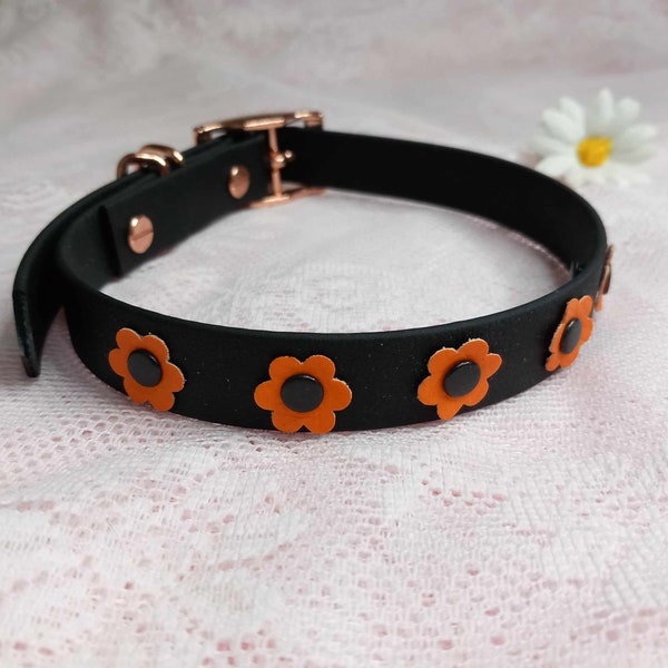 Flower Biothane Dog Collar - Biothane Dog Collar - Flower Collar - Flower - Biothane - Cute Dog Collar - Dog Collar
