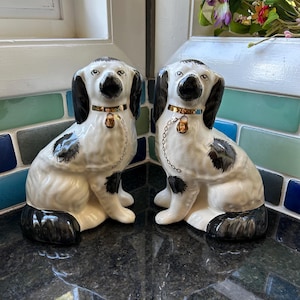 Staffordshire dog figurine - Etsy 日本