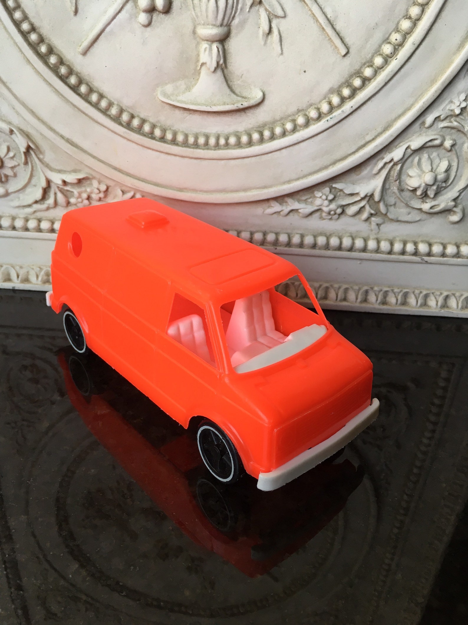 Vintage Gay Toys Inc Plastic Toy Van 537 Groovy Red Van Etsy