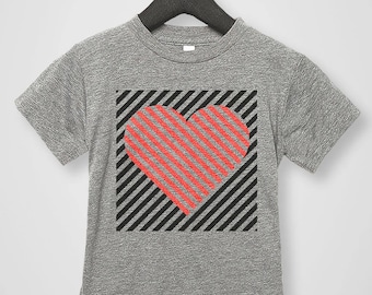Heart Tee - Kids Valentine Shirt - Boy Valentine Shirt - Toddler Boy Valentine's Day Shirt - Kids Valentine Shirt - Valentines Day Shirt Boy
