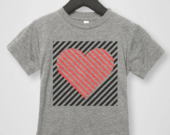 Heart Tee - Kids Valentine Shirt - Boy Valentine Shirt - Toddler Boy Valentine's Day Shirt - Kids Valentine Shirt - Valentines Day Shirt Boy