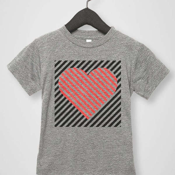 Heart Tee - Kids Valentine Shirt - Boy Valentine Shirt - Toddler Boy Valentine's Day Shirt - Kids Valentine Shirt - Valentines Day Shirt Boy