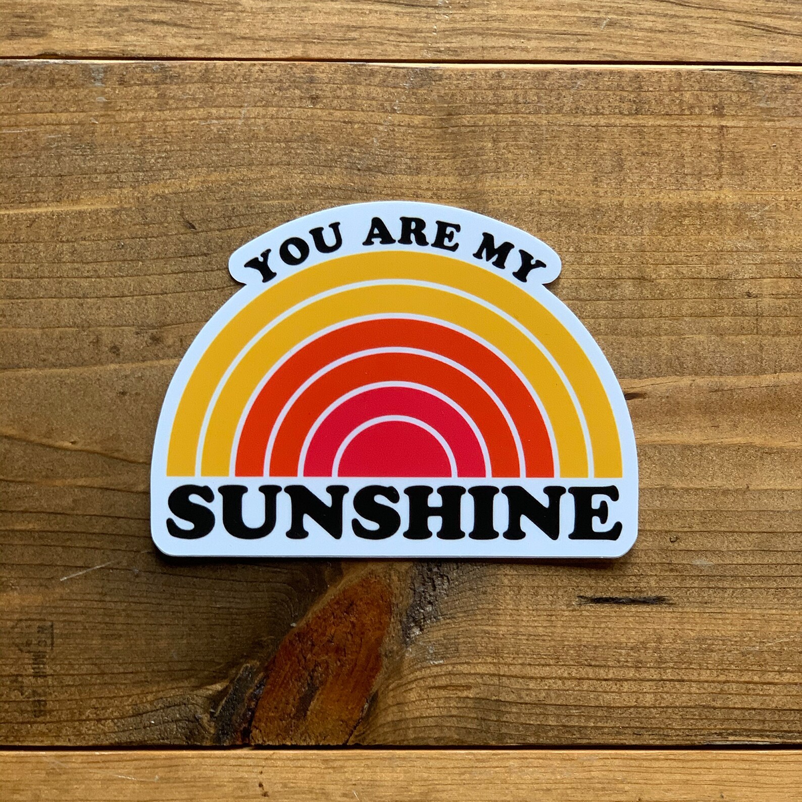 You Are My Sunshine Vinyl Sticker - Etsy