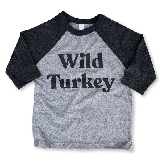 Wild Turkey Baseball T-shirt Boys and 