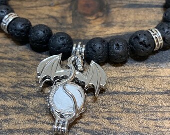 Mother of Dragon Lava Bracelet