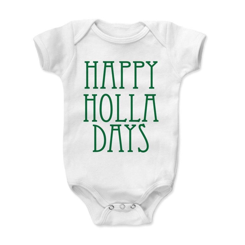 Custom Holiday Newborn Baby Onesie