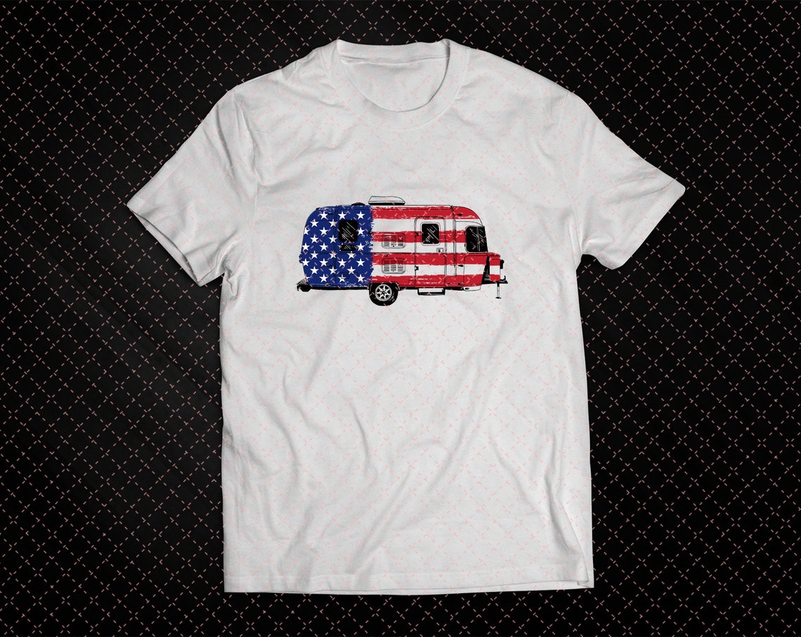 Camping American Flag PNG Printable Camping Png Patriotic | Etsy