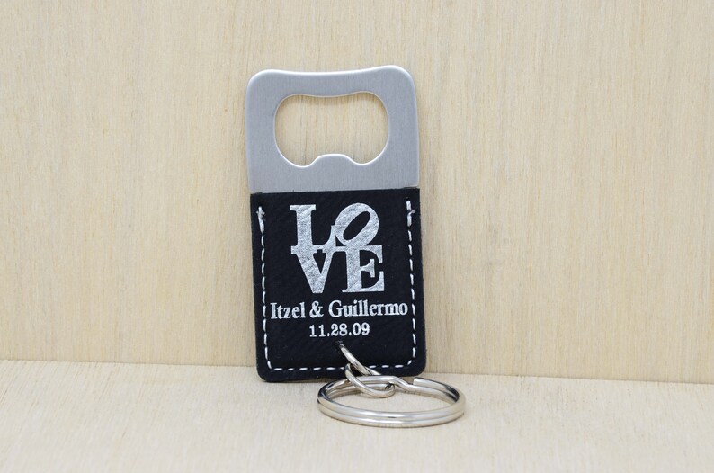 Personalized Bottle Opener Keychain. Wedding Favours Wedding Etsy