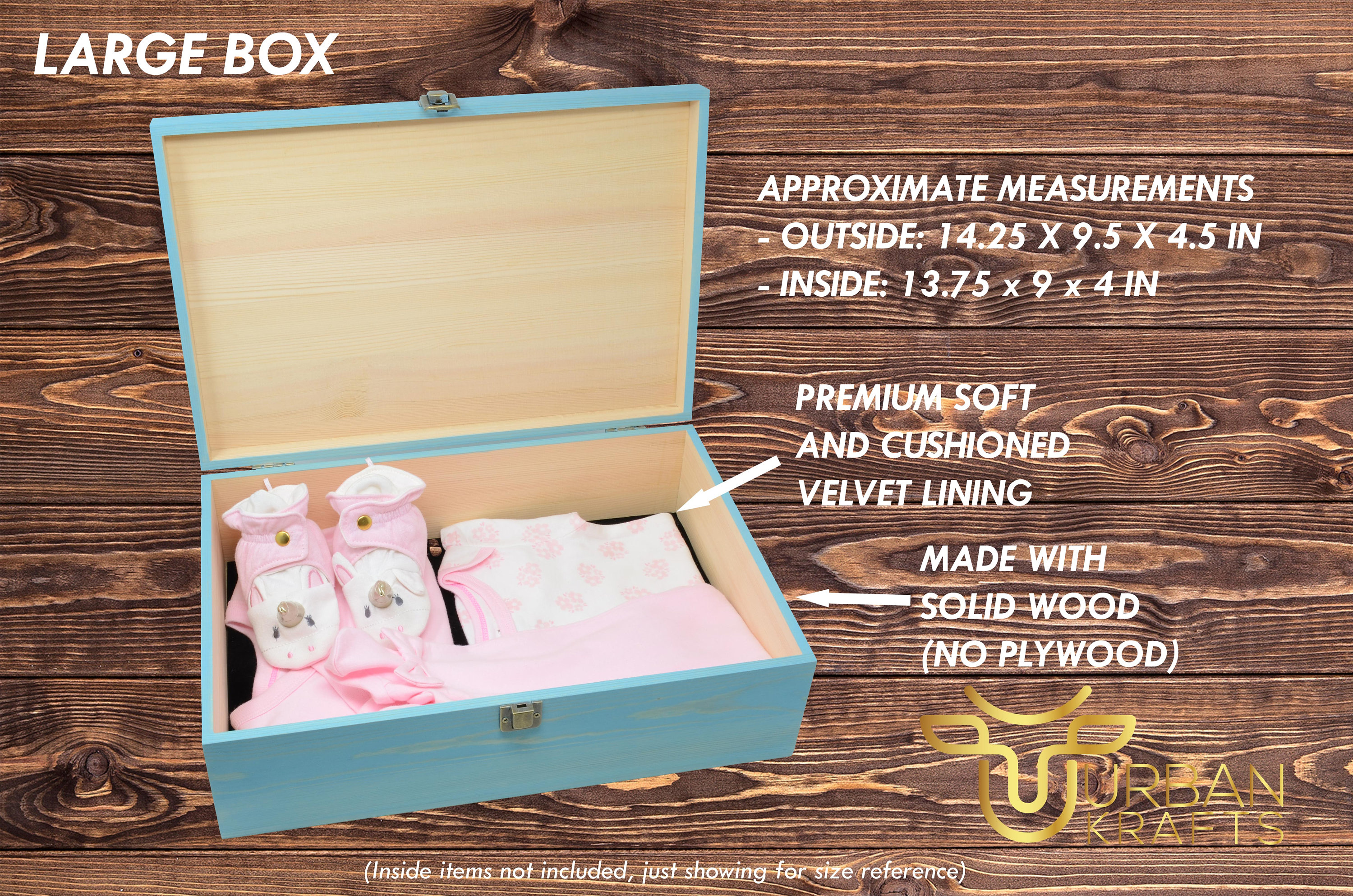 personalized baby keepsake box