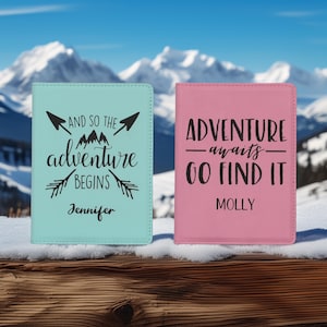 Personalized Passport Holder, Passport Cover, Passport Wallet, Travel Essential Passport Case, Travel Wallet Graduation Gift