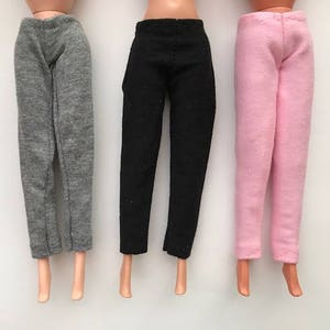 Barbie Doll Leggings Set of 3 for 11 1/2&quot; Doll ~ Neapolitan