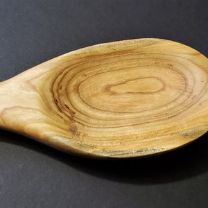 Cherry Wood Kitchen Serving/Stirring Spoon, Handcrafted Great Gift