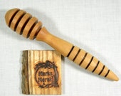 Maple Honey Dipper/Drizzler Handcrafted on Lathe