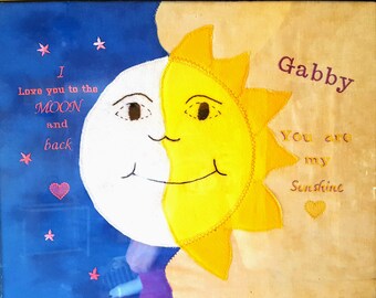 Wall Decor Moon and Sun