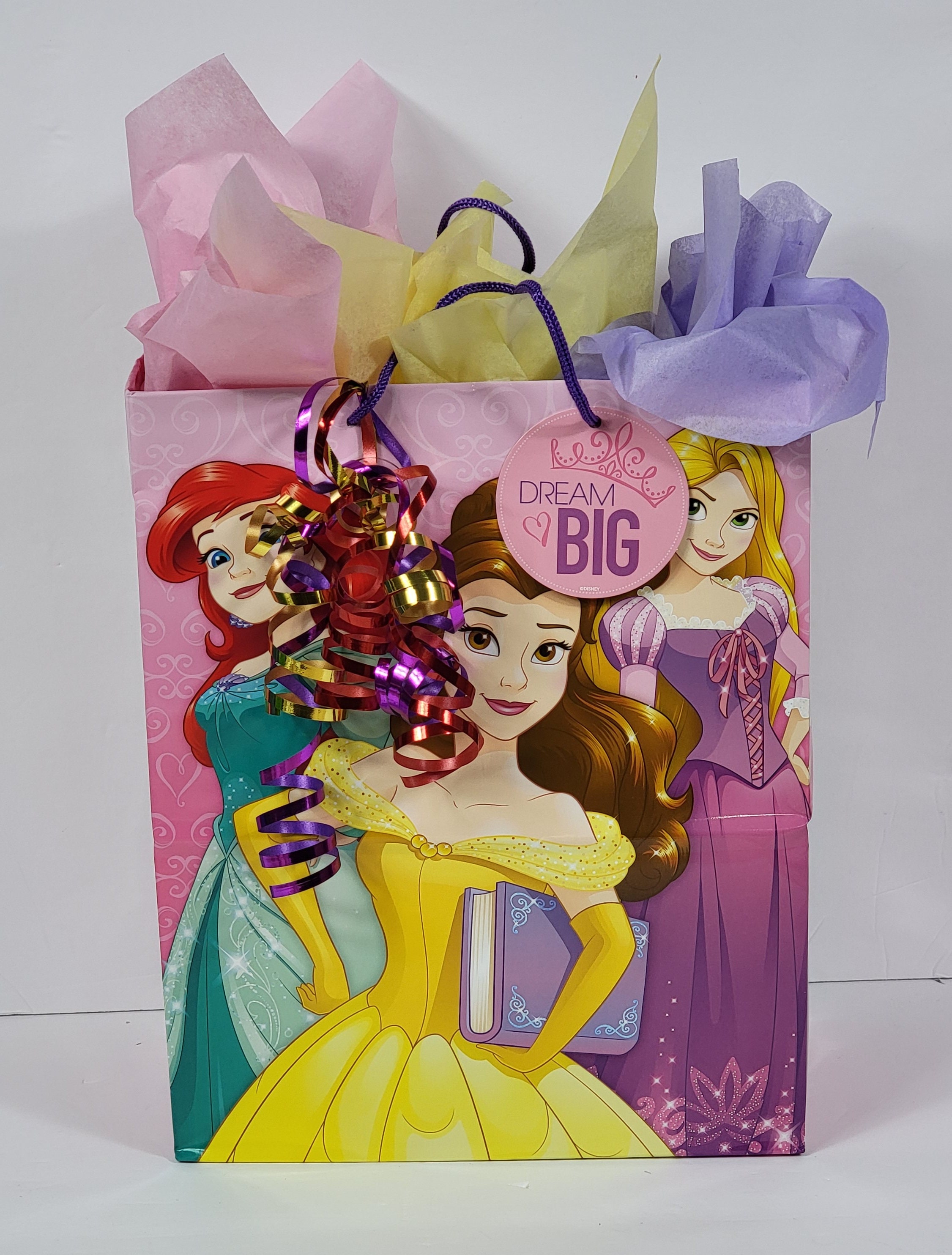 Kids Disney Princess Gift Bag, Girls Toys, Girls Gifts Baskets, Girl