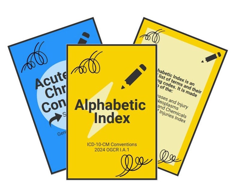 ICD-10-CM Guidelines Flashcards *digital Download* - Etsy