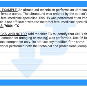 Modifier Tc Examples Modifier Flashcards *digital Download* - Etsy