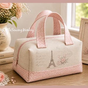 Bordeaux Mini Duffel Bag PDF Sewing Pattern - Beginner DIY