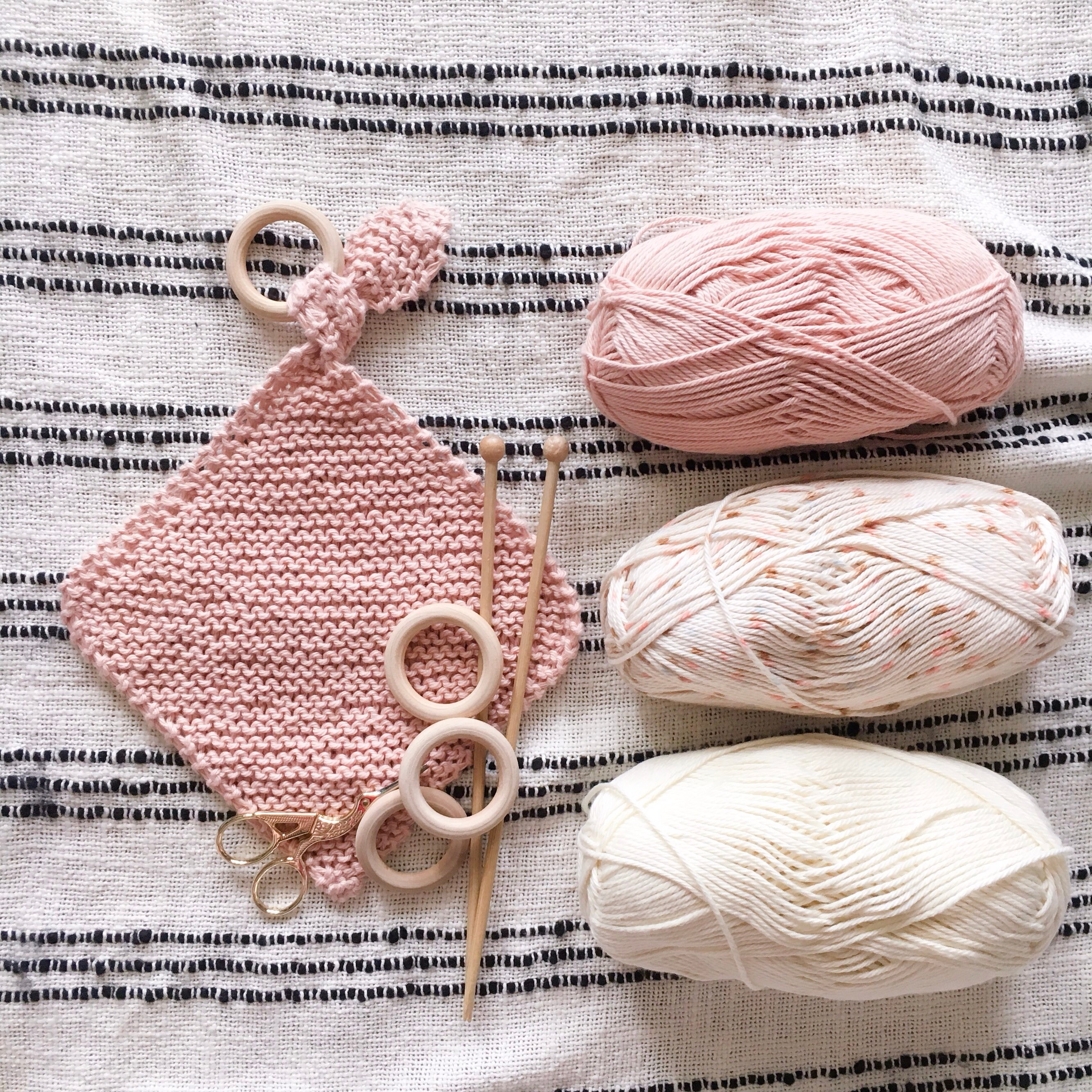 Knit Pattern Knit Lovey Pattern Diy Baby Lovey Knit Lovey Etsy