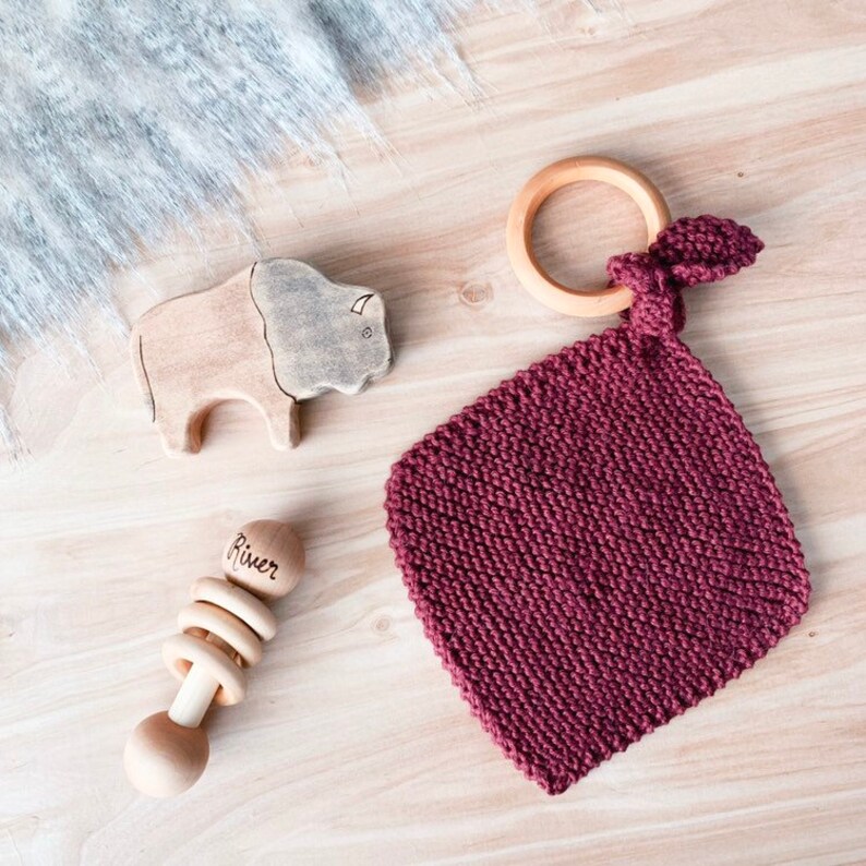 Knit pattern knit lovey pattern diy baby lovey knit lovey Etsy