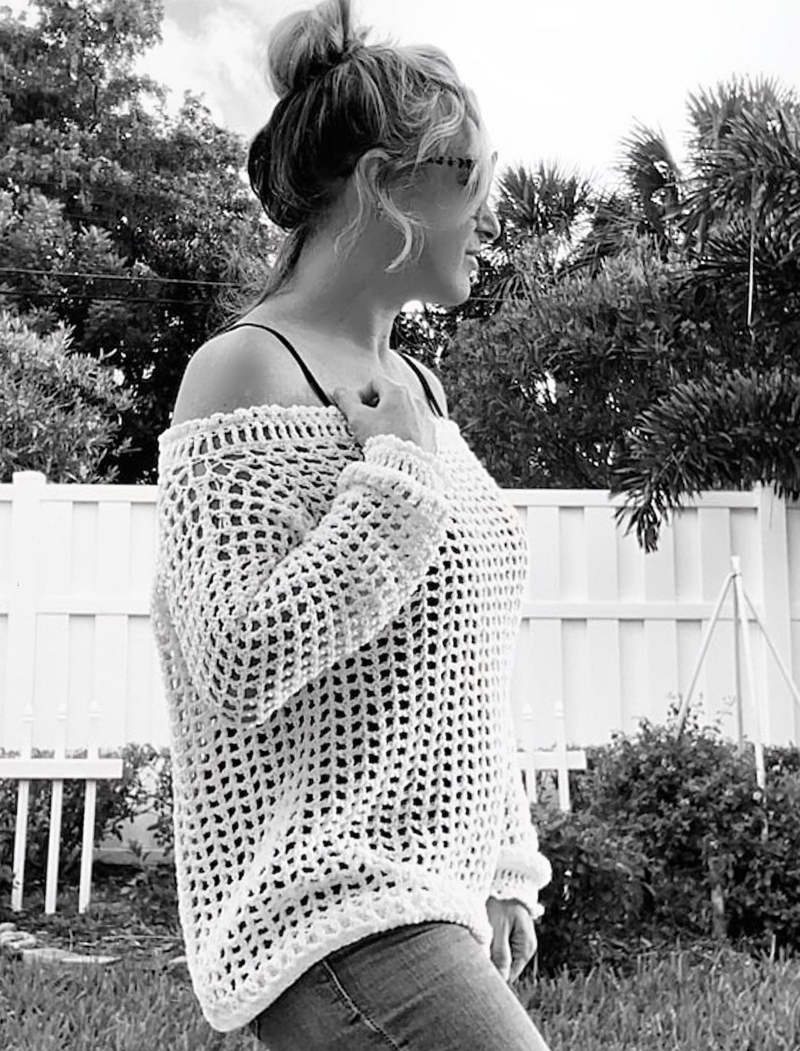 Crochet Sweater Pattern Cotton Sweater Easy Sweater Pattern Etsy