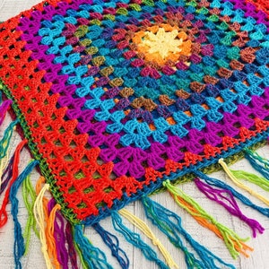 Flower Child Poncho, Crochet Pattern, Boho Poncho, Boho Crochet Pattern, Boho Pattern, Hippie Crochet, Hippie Clothing, Bohemian Top, Summer image 6