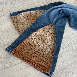 Boho Glocken-Bögen, Schlag-Böden-Muster, Boho Häkelanleitung, Hippie Muster, Schlag-Böden Muster, Boho Muster, Hippie Häkelmuster, Boho Hose