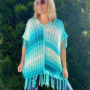 Knitting Machine Poncho Pattern