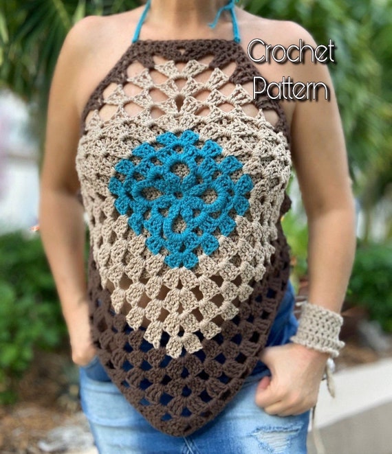 Crochet Halter Pattern Boho Crochet Pattern Boho Halter | Etsy
