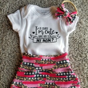 High Waisted Bummies, Bummies Shorts, Baby outfit, Baby Girl, Cute like Mom, Pink, Cheetah Print, Baby gift, ready to ship, handmade-gifted