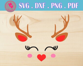 deer svg, deer svg, deer svg file, deer svg files for cricut, reindeer svg, reindeer svg file, deer dxf file, deer antler svg file, antler