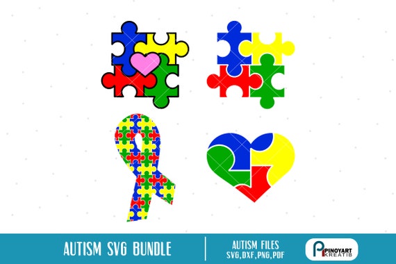 Autism Svg Autism Awareness Svg Autism Heart Svg Autism Etsy
