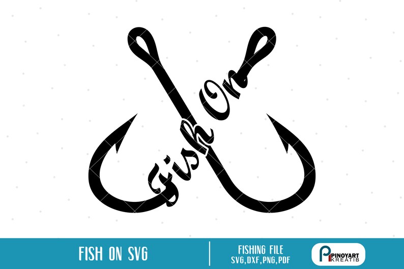 Download Fish On Svg Fishing Svg Fish Hook Svg Fish On Clip Art | Etsy