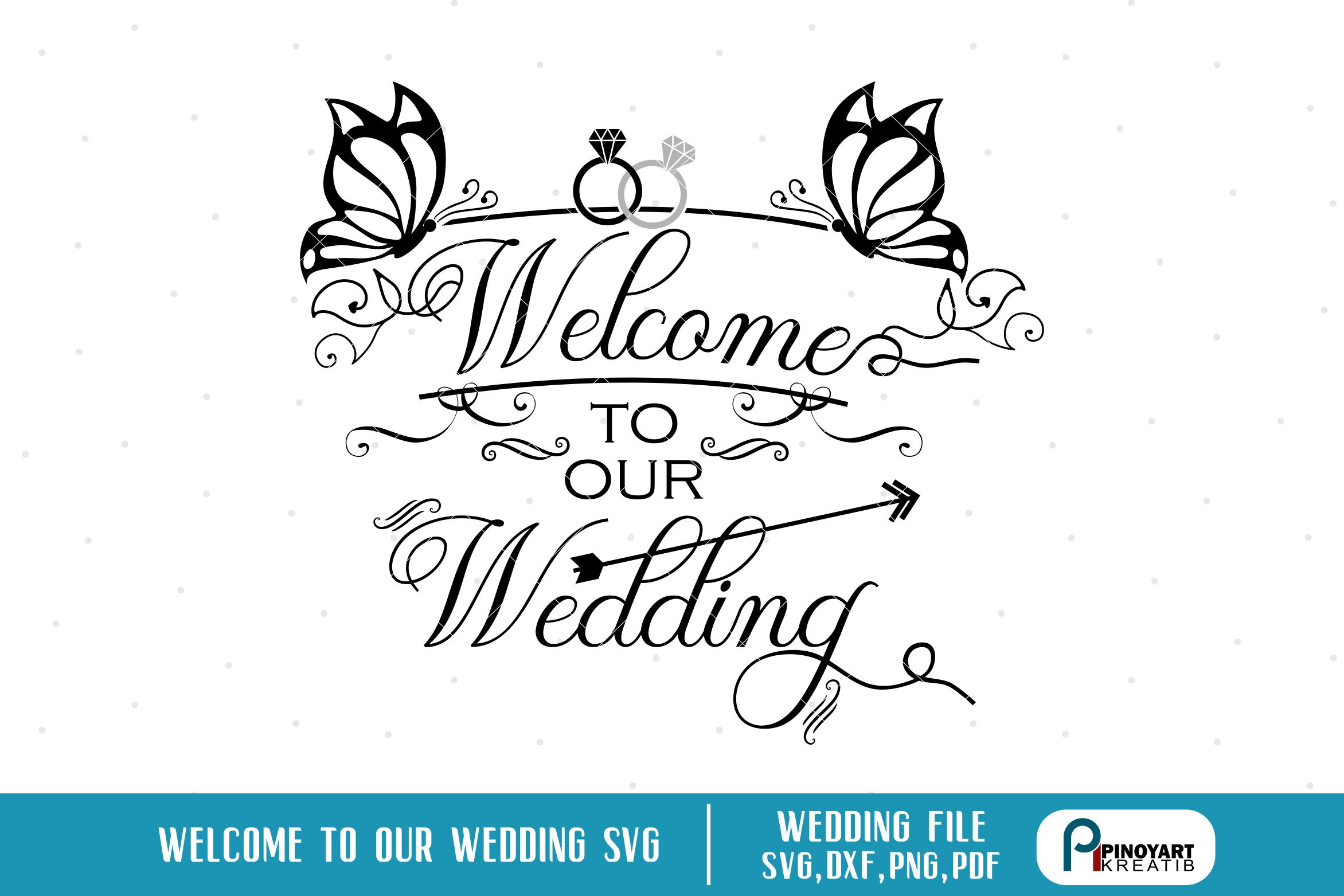 Download welcome to our wedding svg wedding clip art wedding svg | Etsy