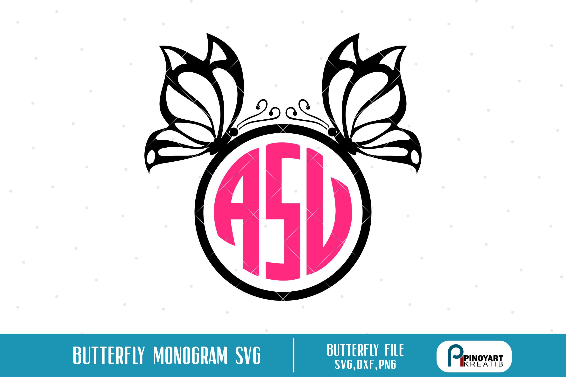 Download butterfly monogram svg butterfly monogram butterfly svg | Etsy