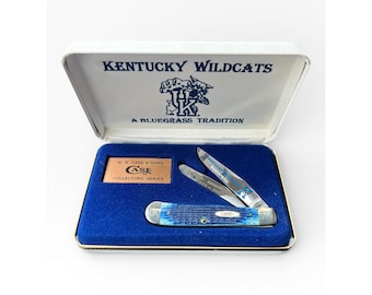 Case XX Kentucky Wildcat Basketball 100th Anniversary Pocket Knife 1903-2003 Box
