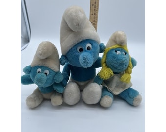 Vintage 1970s 70s 1979 Smurf Plush Doll Stuffed Collectible - Etsy