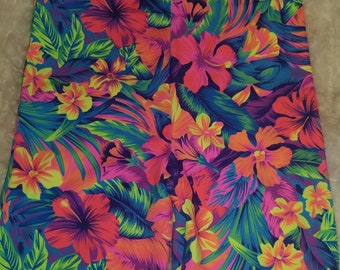 floral biker shorts